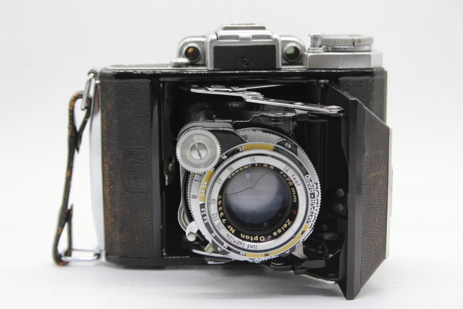 返品保証】 ツァイスイコン Zeiss Ikon Super Ikonta T Zeiss-Opton Tessar 75mm F3.5 ケース付き  蛇腹カメラ v754 - メルカリ