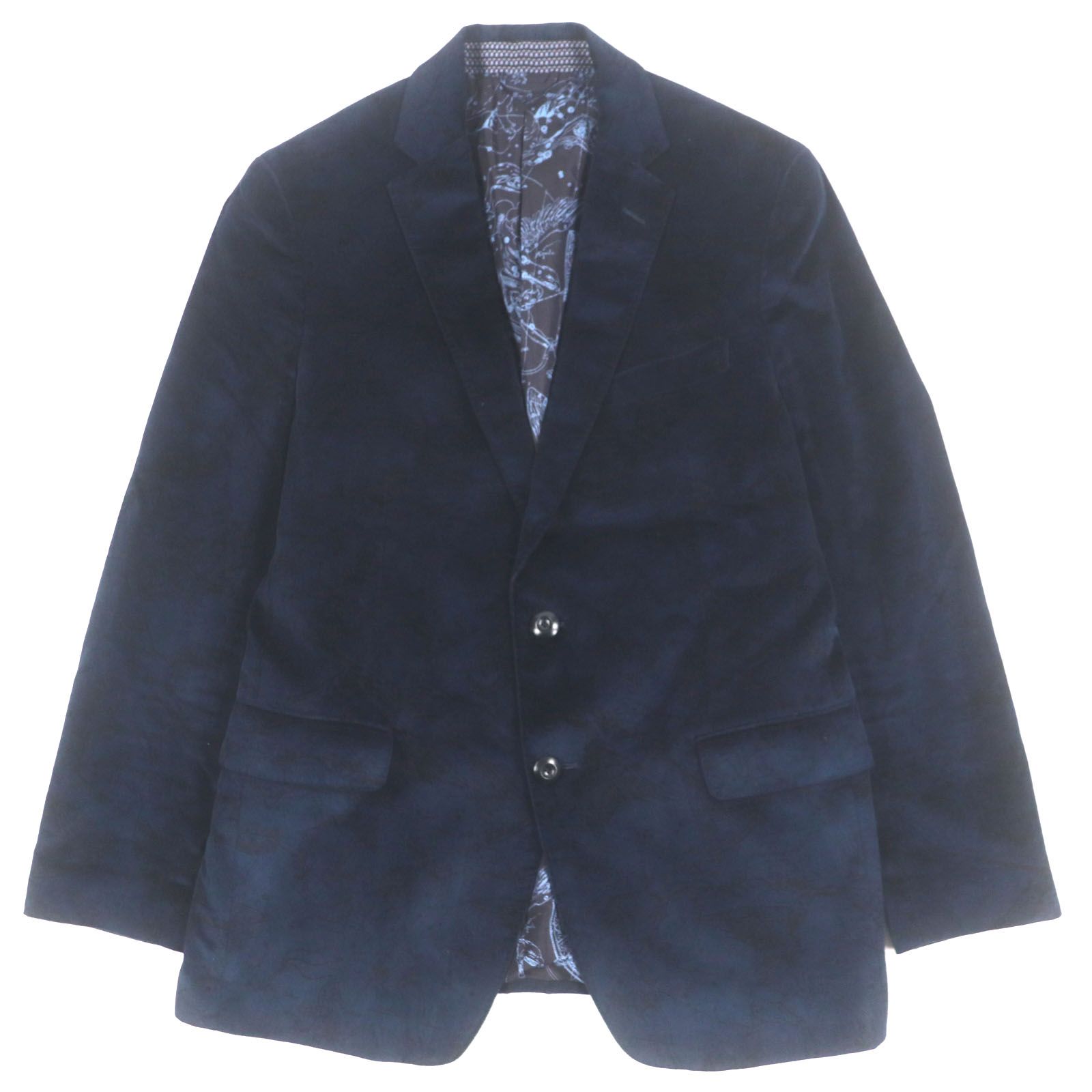 極美品 ETRO エトロ ベロア テーラードジャケット ペイズリー 50 XL 美品ETRO エトロジャケット