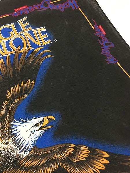 キッズ古着 vintage USA製 バナナインパジャマ ロンT 雑貨 古着 90s USA製 HARLEY DAVIDSON 「THE EAGLE SOARS ALONE