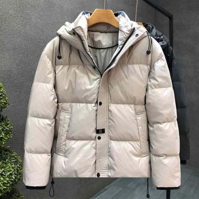 秋冬 コーデ メンズ 服 シンプル ファッション オシャレ 大人 かっこいい 大きいサイズ ストリート 紳士服 シンプル ハイエンド フード付き ダウン ジャケット アウター 暖かい トップス