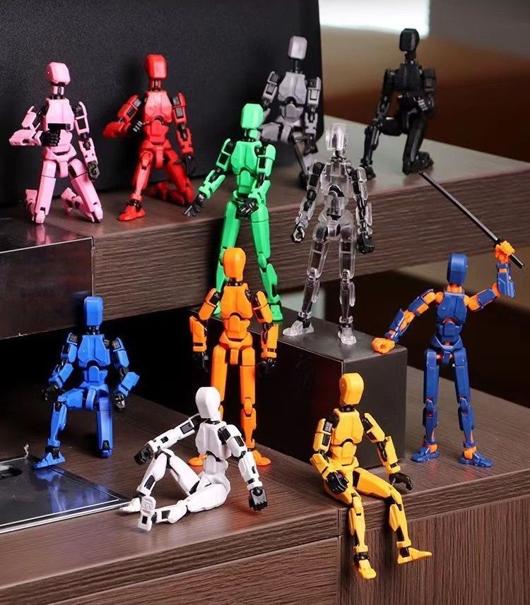 アクションフィギュア ロボット ダミー人形 フィギュア 想像力 自由