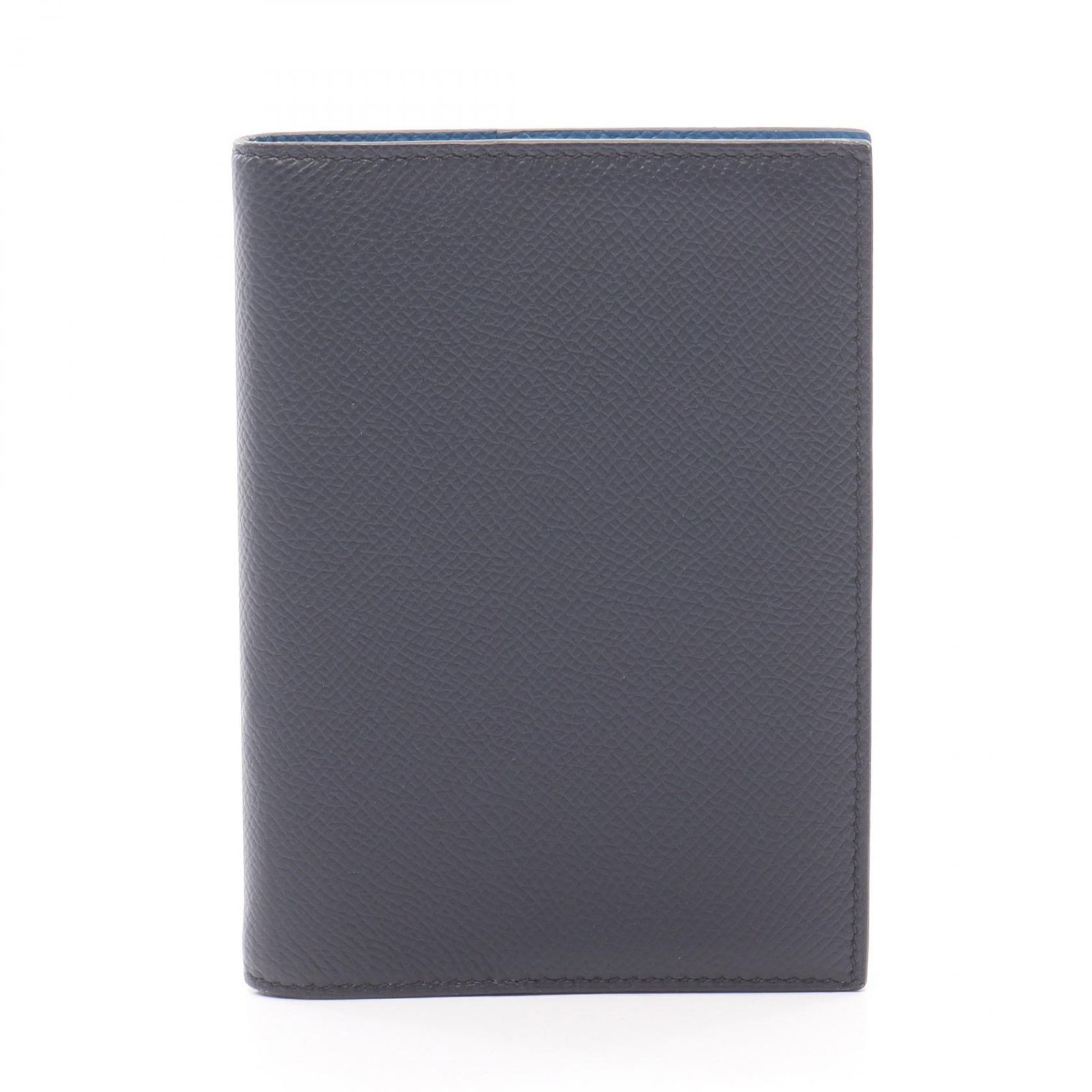エルメス HERMES 手帳カバー アジャンダカバーGM ブルーニュイ
