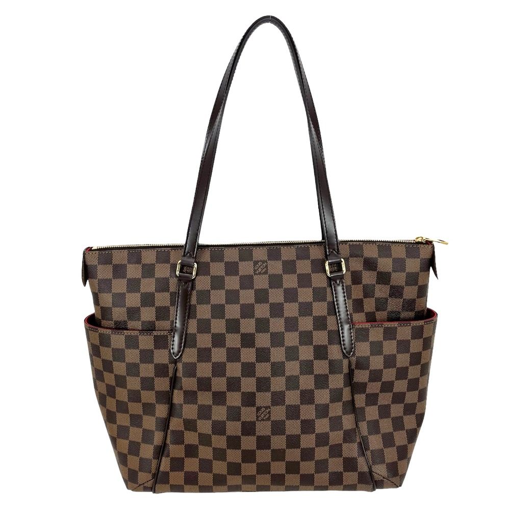 ルイヴィトン トートバッグ レディース ダミエ トータリーMM TOTALLY MM ハンドバッグ ブラウン 茶 肩掛け 鞄 かばん LOUIS  VUITTON N41281 ゴールド金具 美品【中古品】 - メルカリ