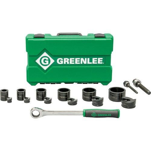 2営業日で発送 Ｒｉｄｇｅ Ｔｏｏｌ Ｃｏｍｐａｎｙ GREENLEE 手動ラチェット式パンチャーセット 7238SB 2539