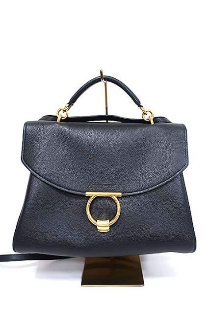 中古】Salvatore Ferragamoフェラガモ『ガンチーニ 2WAY トップ