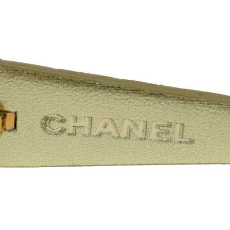 中古】 超美品 シャネル CHANEL サングラス ココマーク ゴールド
