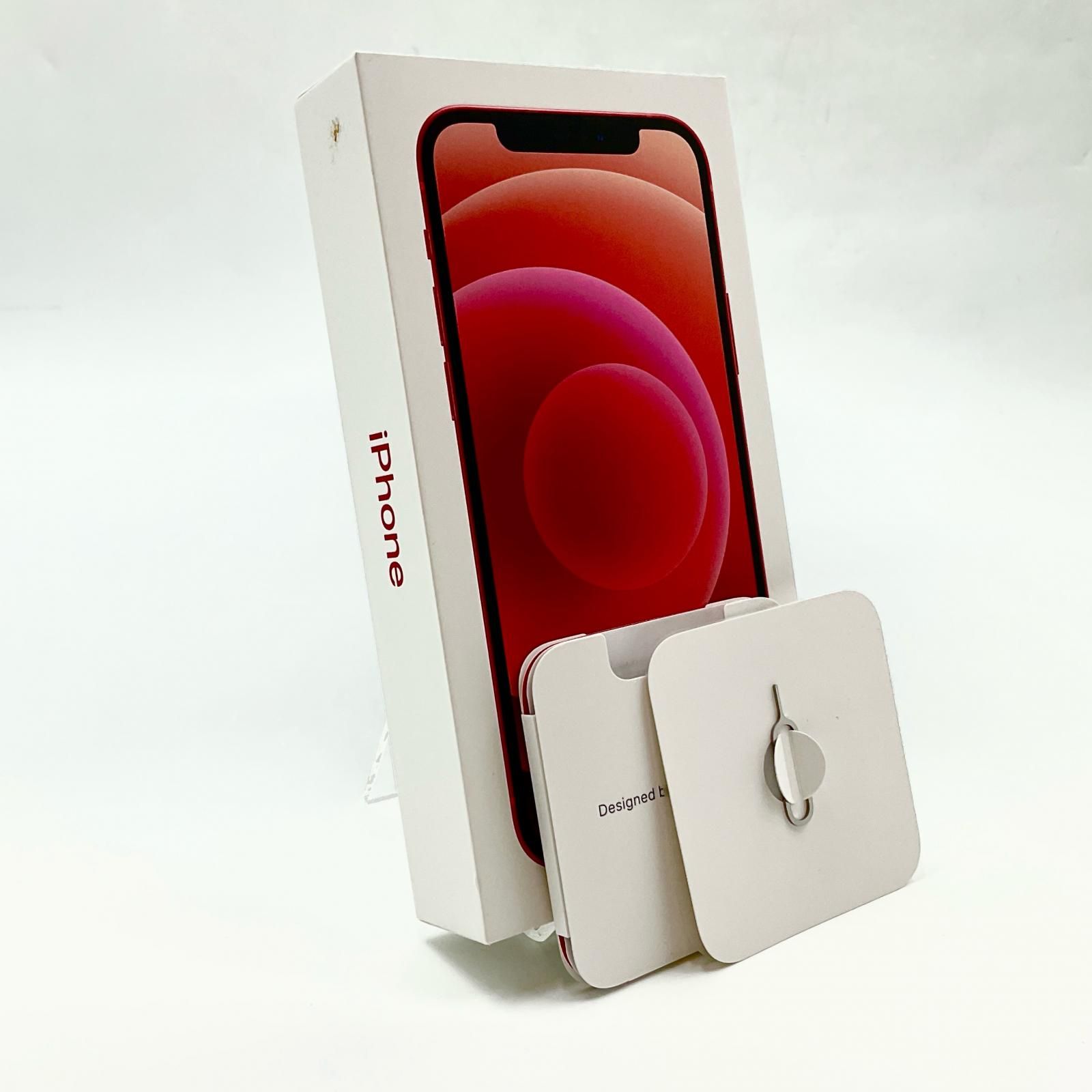 iPhone 12 128GB (PRODUCT)RED SIMフリー 白ロム 動作確認済 72%【全額
