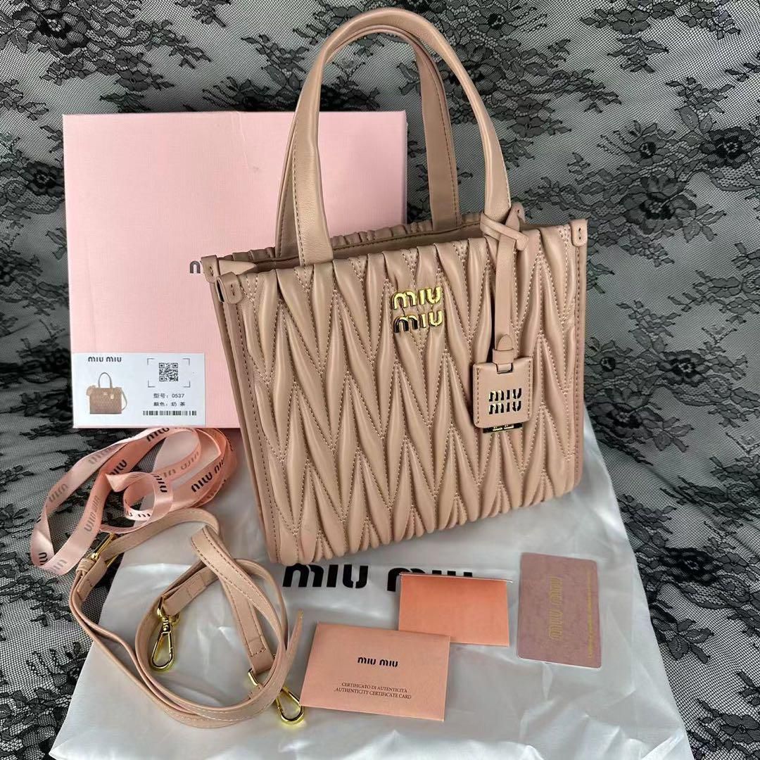 即購入不可！！MIUMIU トートバッグ ショルダーバッグ