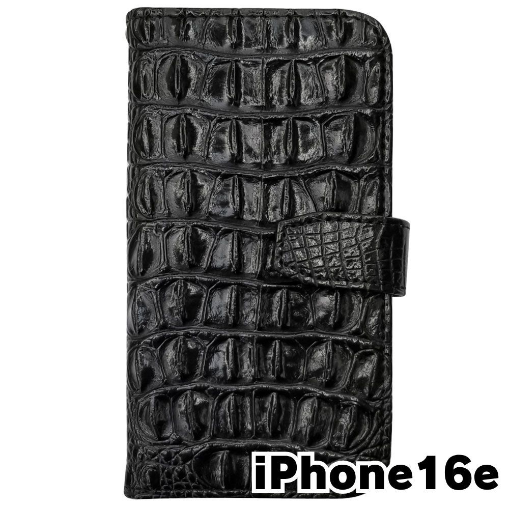 【Iphone16】十字柄 フリップ型 防衝撃 レザー製ケース　ブラック iPhone16 ケース レザー 手帳型 衝撃吸収 スリム ブラック PM