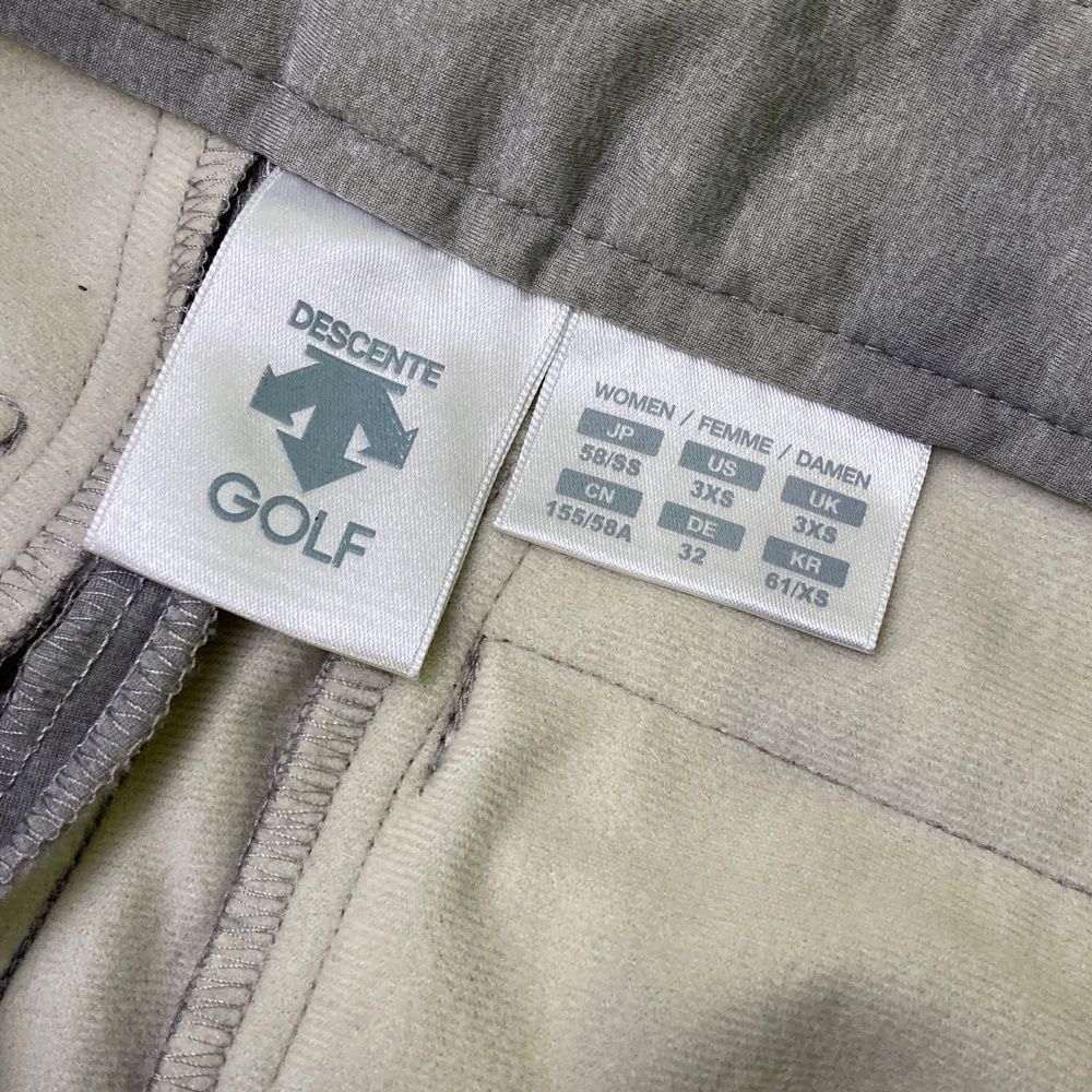 サイズ：SS DESCENTE GOLF デサントゴルフ ロングパンツ グレー
