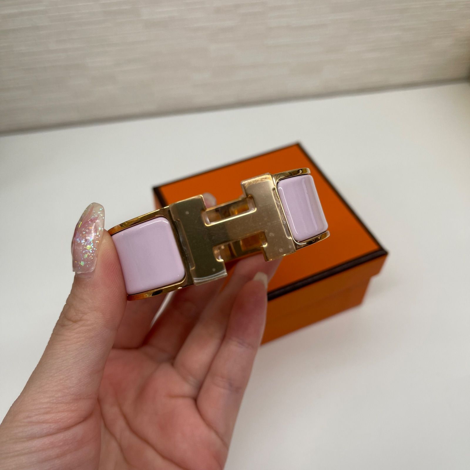 新品】【未使用品】HERMES エルメス クリック クラック エナメル