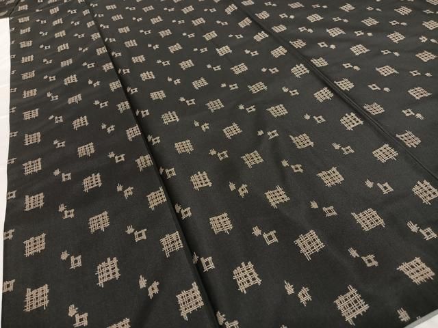 平和屋着物○本場染大島紬 井桁絣文様 正絹 逸品 AAAT0559zg - メルカリ 