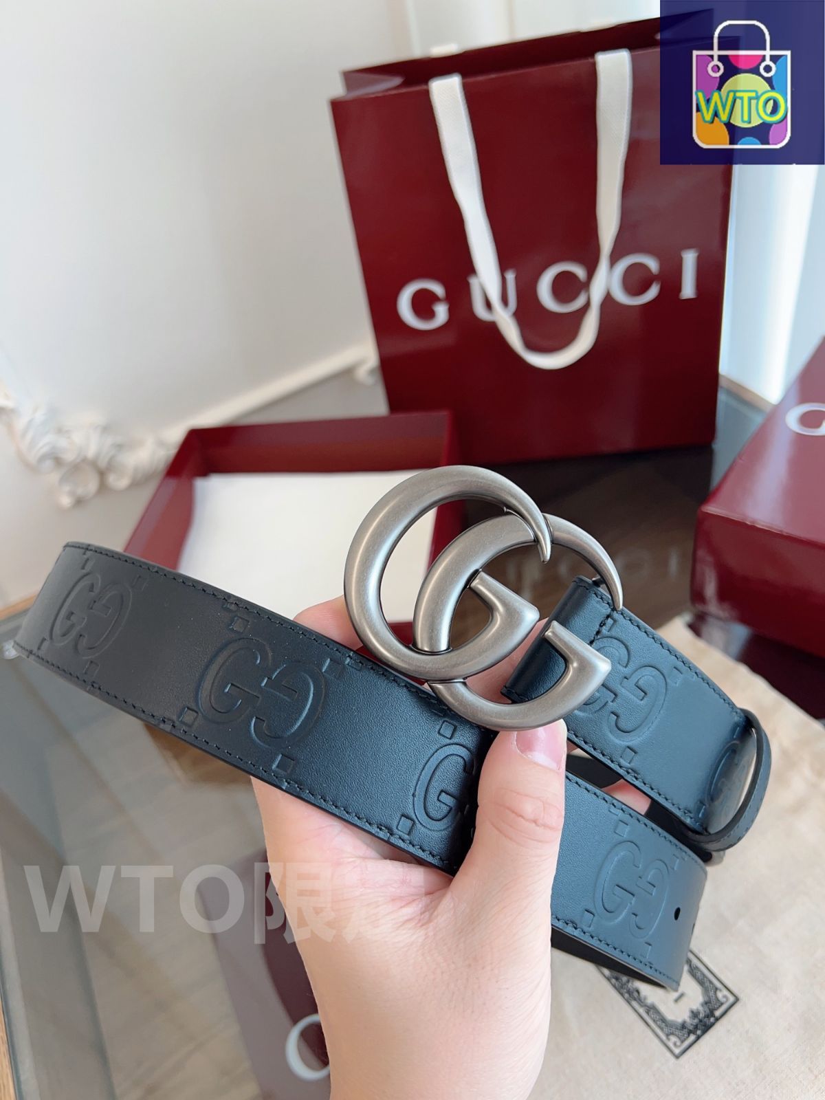今日特価】GUCCI グッチ PVC ベルト-1 - メルカリ