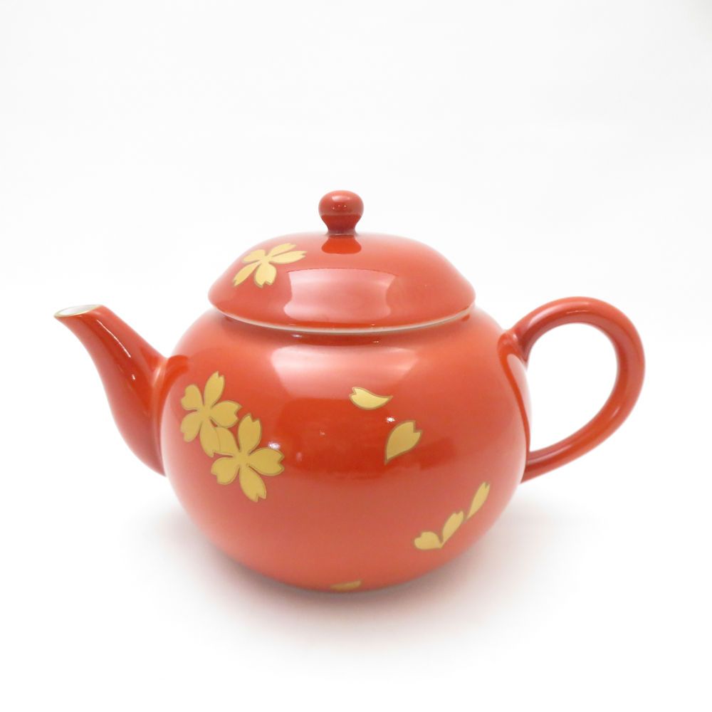 ♥ Fukagawa Seiji 深川製磁 金彩桜文 急須 SM4747B4