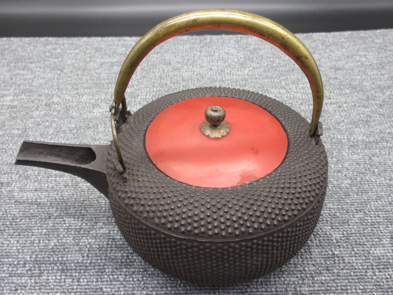 ☆鉄器 龍文堂 銚子鉄瓶 屠蘇器 銅蓋 茶道具 古民具 古美術 ☆鉄器 龍文堂 銚子鉄瓶 屠蘇器 銅蓋 茶道具 古民具 古美術