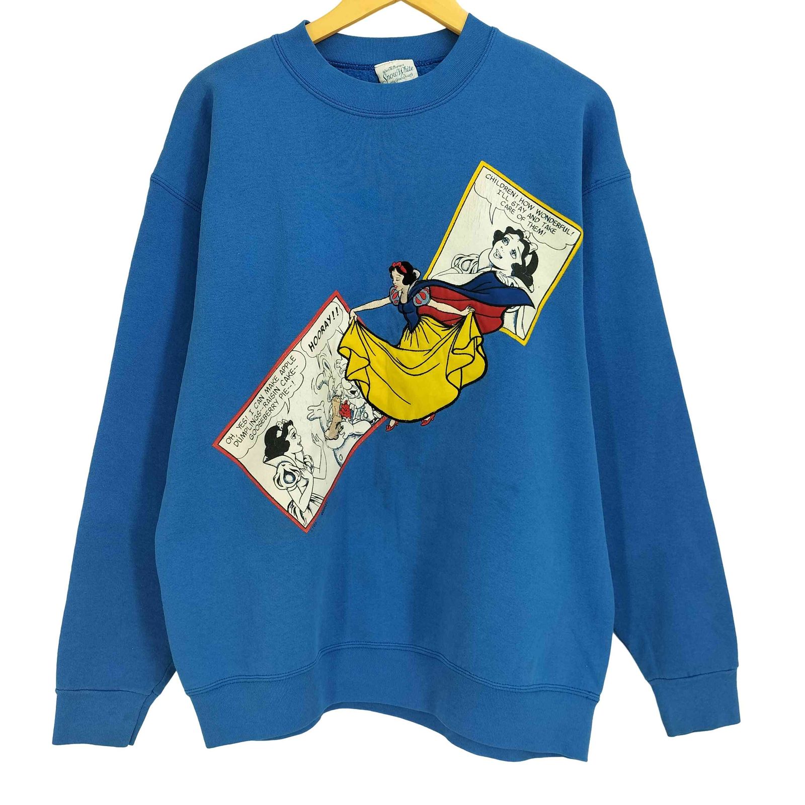 ユーズドフルギ USED古着 80-90s キャラクタープリント 刺繍 クルーネック スウエット メンズ 表記無 