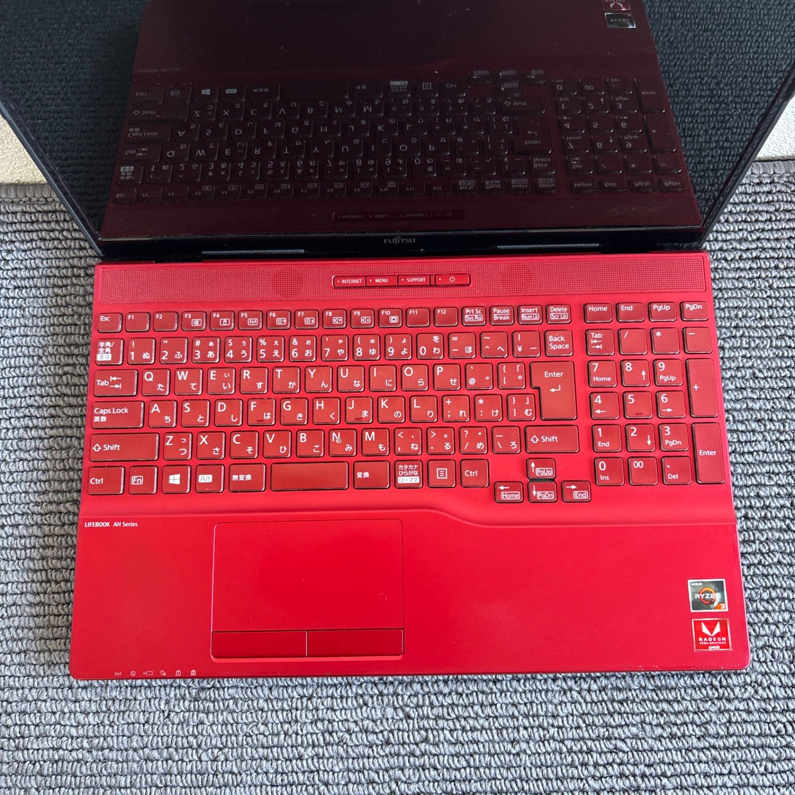 【良品】LIFEBOOK AH43/E1 RYZEN3 SSD256GB 今までに発表した主な製品（15.6型ワイド ノートパソコン（PC