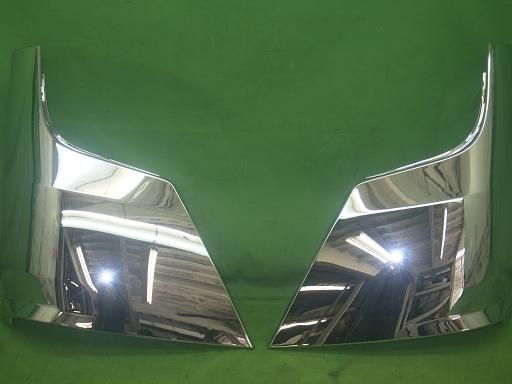 デコトラ ML310742|ML310743 新型キャンター 安心 純 メッキコーナーパネル 左右