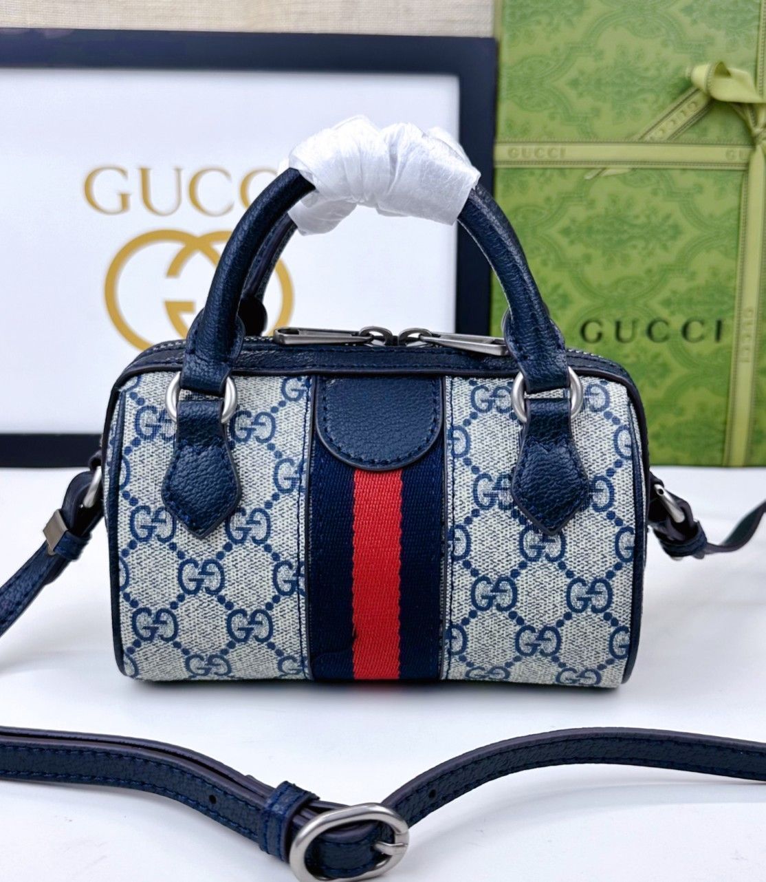 今日特価】GUCCI オフィディア スーパーミニ ハンドバッグ