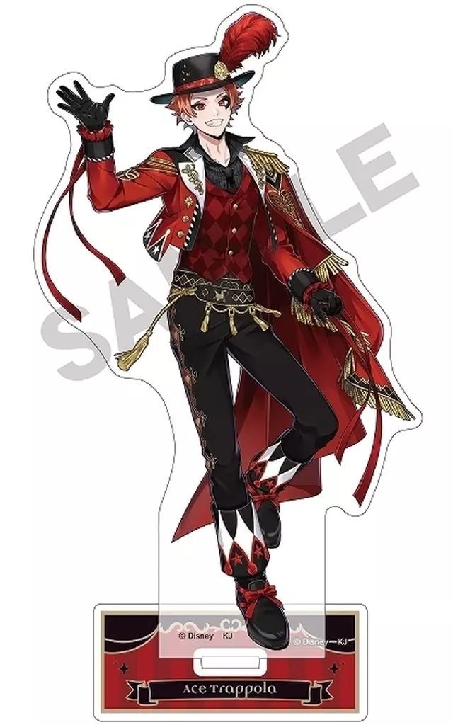 ツイステ エース・トラッポラ アクリルスタンド プレイフルドレス 中古】アクリルスタンド・アクリルパネル エース・トラッポラ