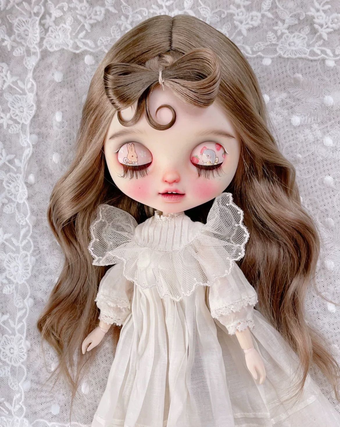 ブライス アウトレット ウィッグ モヘアウィッグ 海外作家 コーヒー