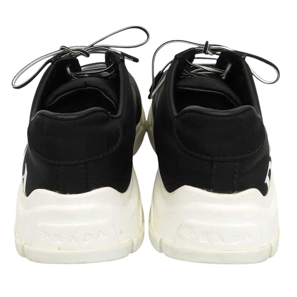 ★送料込★PRADA ロゴ レディスー スニーカー PRADA プラダ ロゴ スニーカー レディース ブラック ホワイト