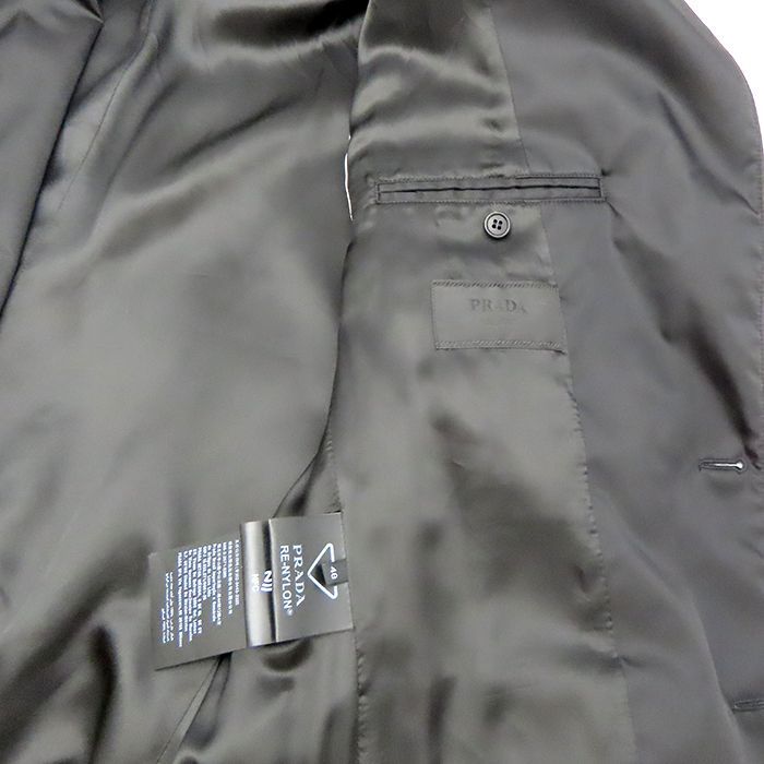 プラダ Re-Nylon ジャケット #48 約Lサイズ メンズ テーラード 