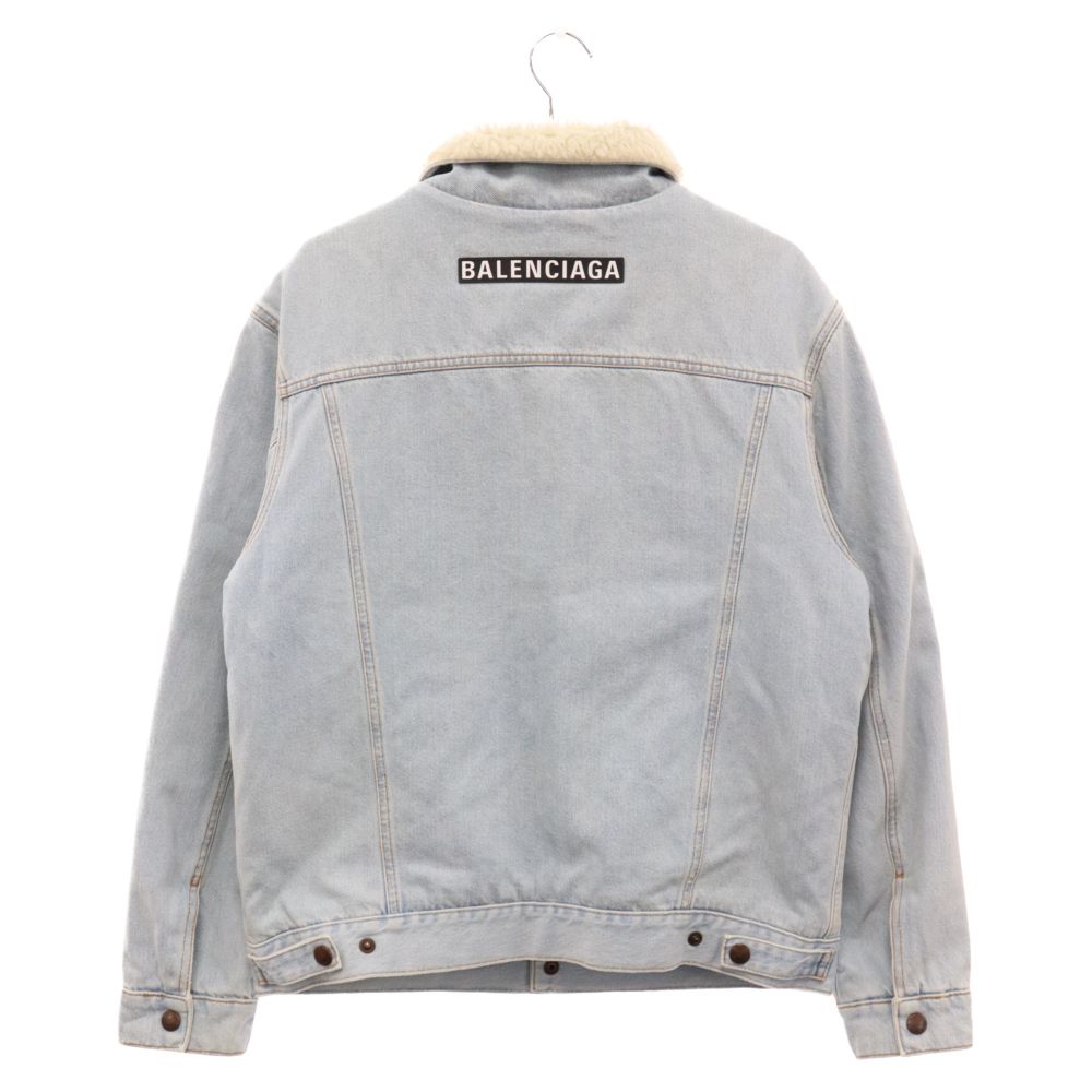 BALENCIAGA (バレンシアガ) Sherpa Denim Jacket ボアデニムジャケット