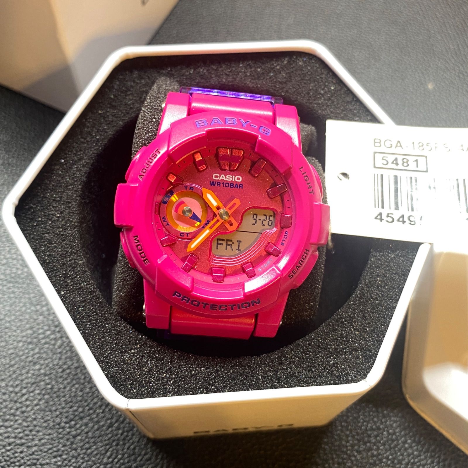 カシオ CASIO BGA-185FS-4ADR baby-G 腕時計 レディース ピンク