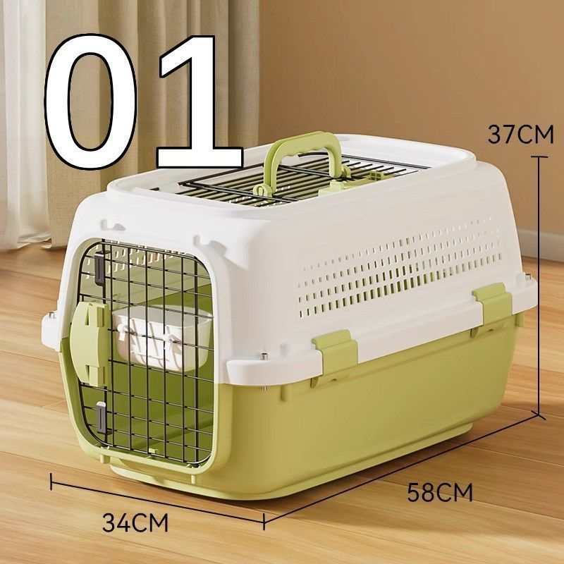 AP LAB ペットキャリー IATA基準品 クレート (ハンドル付き M