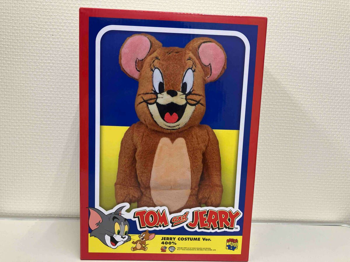 その他 MEDICOM TOY - be@rbrick JERRY COSTUME Ver. 400% Medicom Tom and Jerry - Tom Costume 400% Bearbrick Figure gray