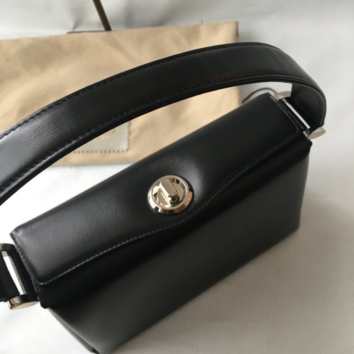 極美品 濱野皮革工藝HAMANOハマノ コキーユ フォーマル バッグ