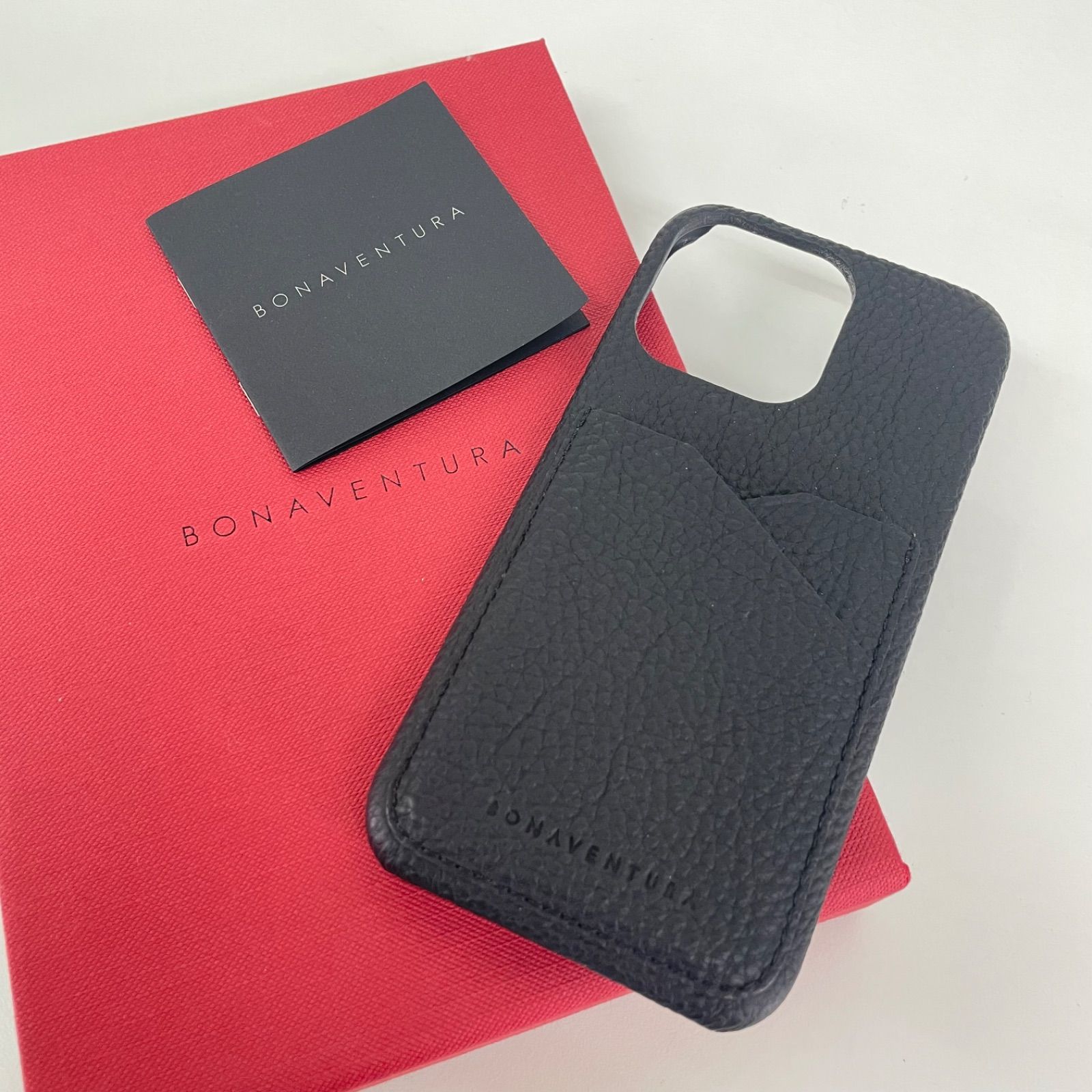 BONAVENTURA スマホケース　iPhone13 ボナベンチュラ バックカバーケース(iPhone 13 Pro) ハンドル付き