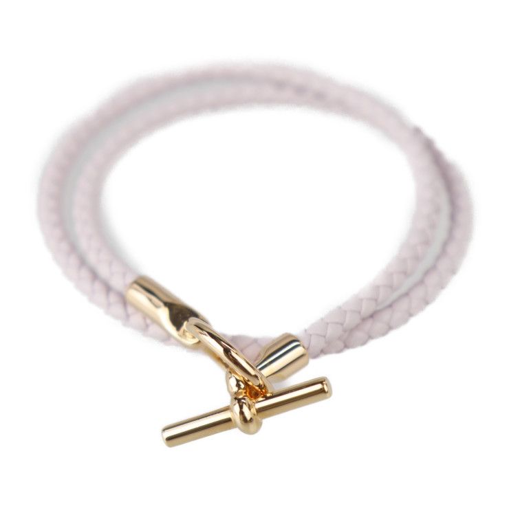 HERMES エルメス グレナン ドゥブルトゥール ブレスレット レザー 