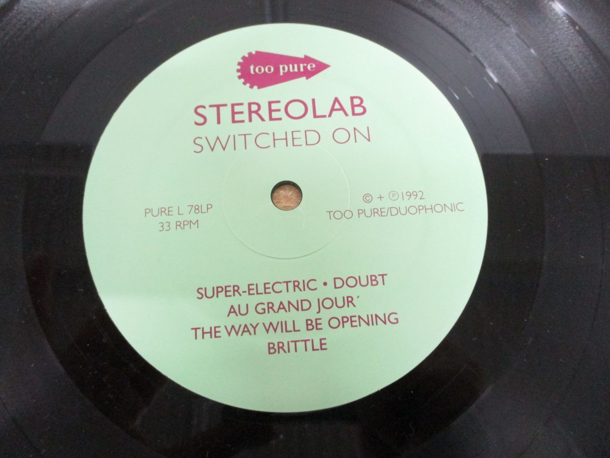 ▲01)【同梱不可】Stereolab/Switched On/ステレオラブ/LPレコード/US盤/米盤/ロック/PURE L 78LP/A △01)【同梱不可】Stereolab/Switched On/ステレオラブ/LP