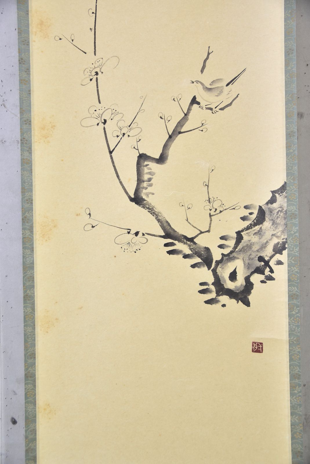 掛け軸2点 大徳寺 前田宗源作 富士画賛「慶雲生五彩」、井上富夫作