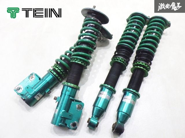 【固着無し！】 TEIN テイン MONO FLEX モノフレックス CZ4A ランサーエボリューション10 ランエボ10 フルタップ 車高調 4本 棚2C22
