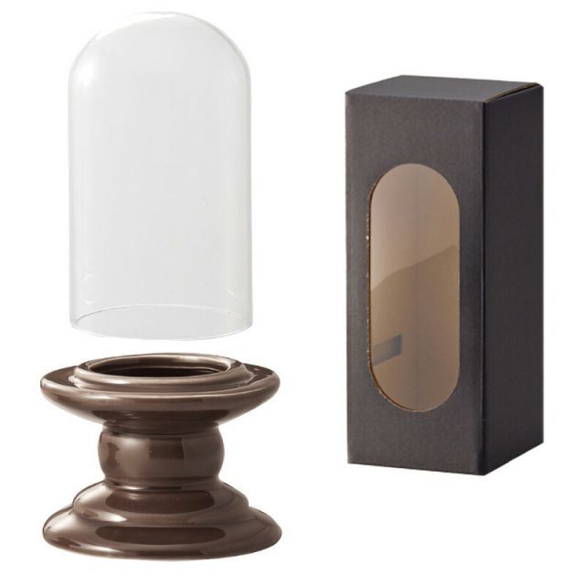 花瓶 フラワーベース Funeral TSUZUMI ツヅミ ash brown （1個入り） [159-502-209s] [p116] ストーンウェア （代引き不可） インテリア ディスプレイ