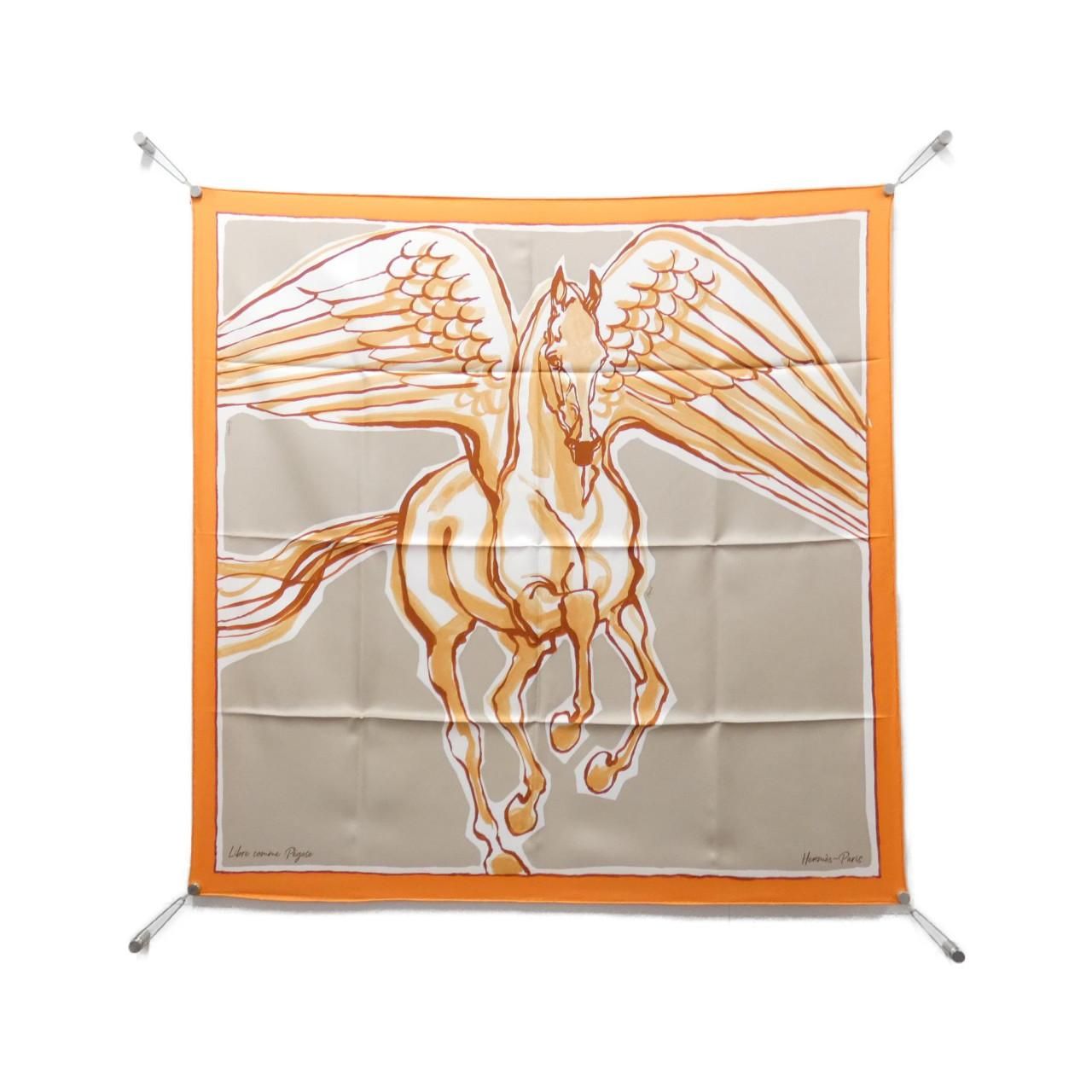 エルメス LIBRE COMME PEGASE カレ 003802S スカーフ