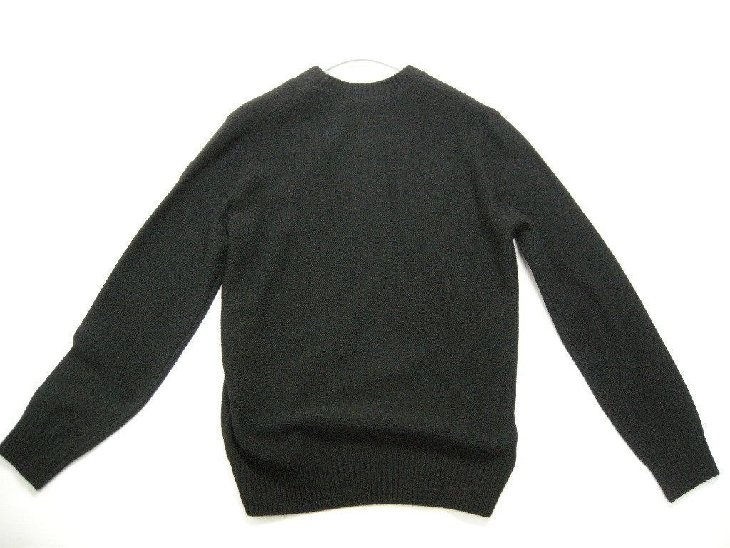 サイズS■新品■モンクレール GENIUS 1952 カシミアウールセーター ブラック メンズ