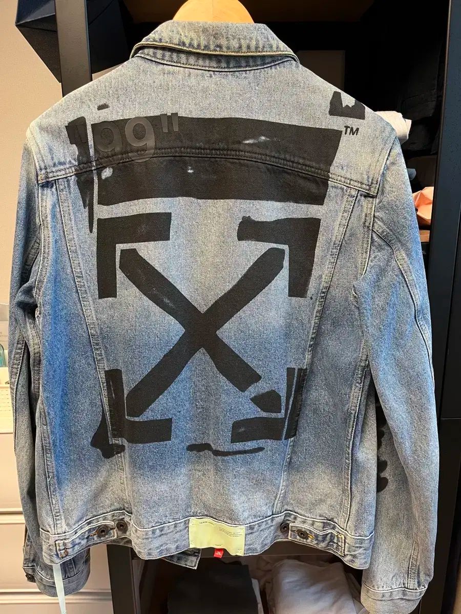 Off-White(オフホワイト) デニムジャケット L サイズ - メルカリ