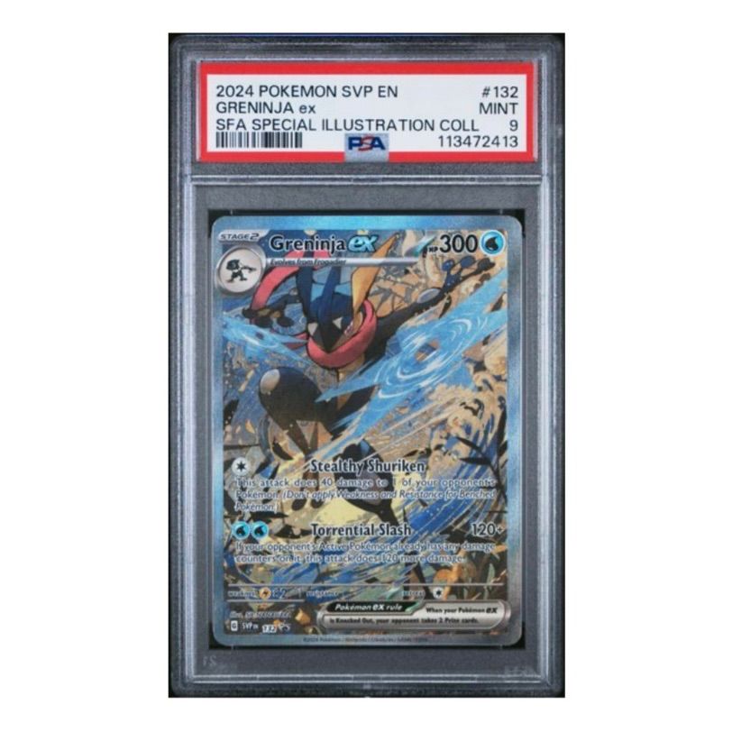 英語版 ゲッコウガex sar PSA9 海外 プロモ PSA9 SAR ゲッコウガex 132 海外限定 英語版 プロモ - メルカリ
