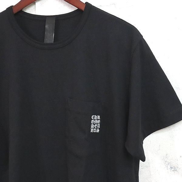 CHROME HEARTS 銀座店 クロムハーツ Y NOT オールドイングリッシュ ロゴ刺繍 Tシャツ 半袖 メンズ size XL 黒 100420