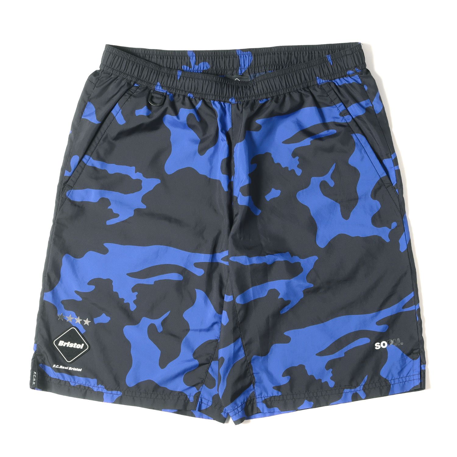 F.C.Real Bristol エフシーレアルブリストル パンツ サイズ:M カモフラージュ 柄 プラクティス ショーツ TEAM PRACTICE  SHORTS 18AW ブルーカモ 迷彩 ボトムス ズボン ショートパンツ FCRB - メルカリ