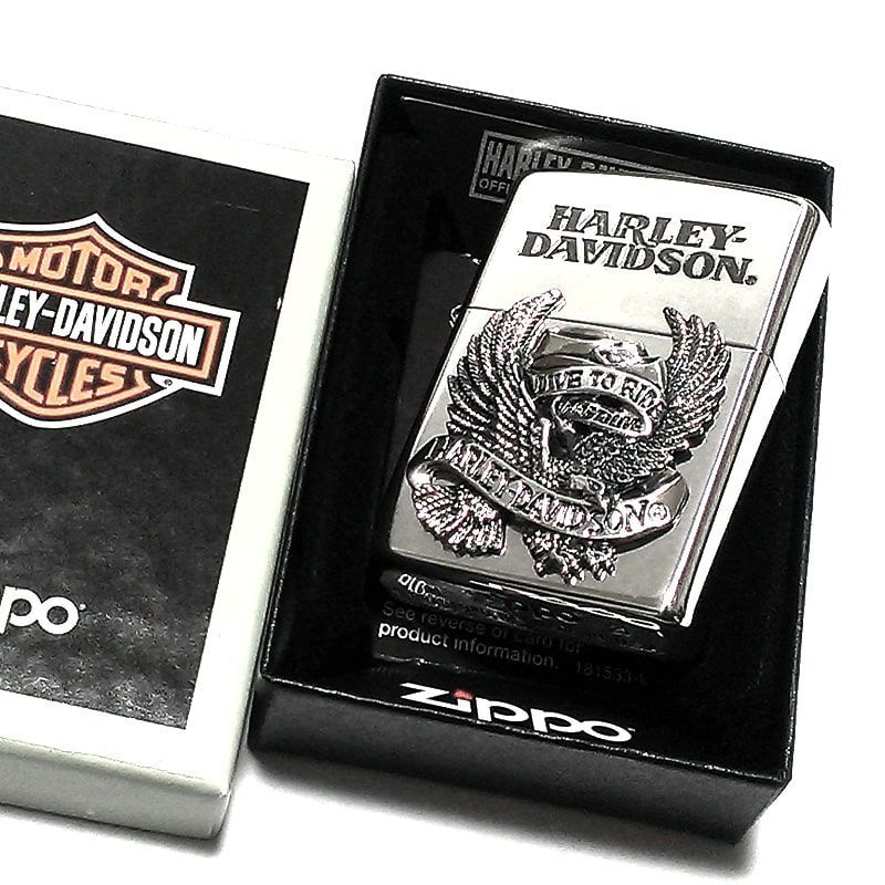 ZIPPO ライター ハーレーダビッドソン ジッポ シルバー