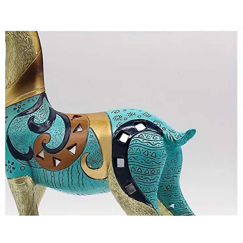 ゴールドの鹿の置物（大・小セット）縁起物風水 インテリア雑貨書斎 オフィス 玄関 ゴールドの鹿の置物（大・小セット）縁起物風水 インテリア雑貨