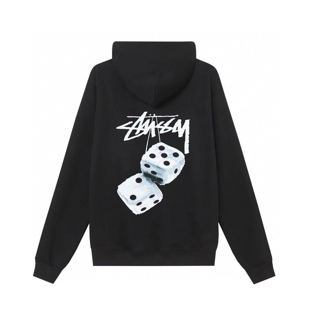 新品 特価 ステューシー Stussy サイコロ フルジップ パーカー ブラック 男女兼用 - メルカリ