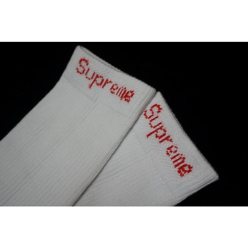 【送料無料★匿名配送★新品】国内品 Supreme(シュプリーム）2024SS ヘインズhanes ソックス白 1組/靴下 ポイント消化 男女兼用