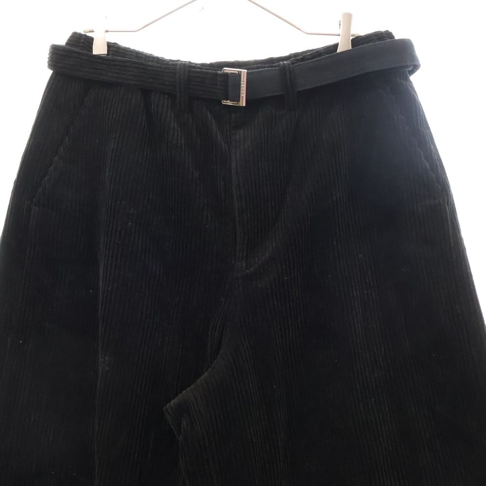 Sacai サカイ 24AW CORDUROY PANTS ベルト付き コーデュロイ ワイド
