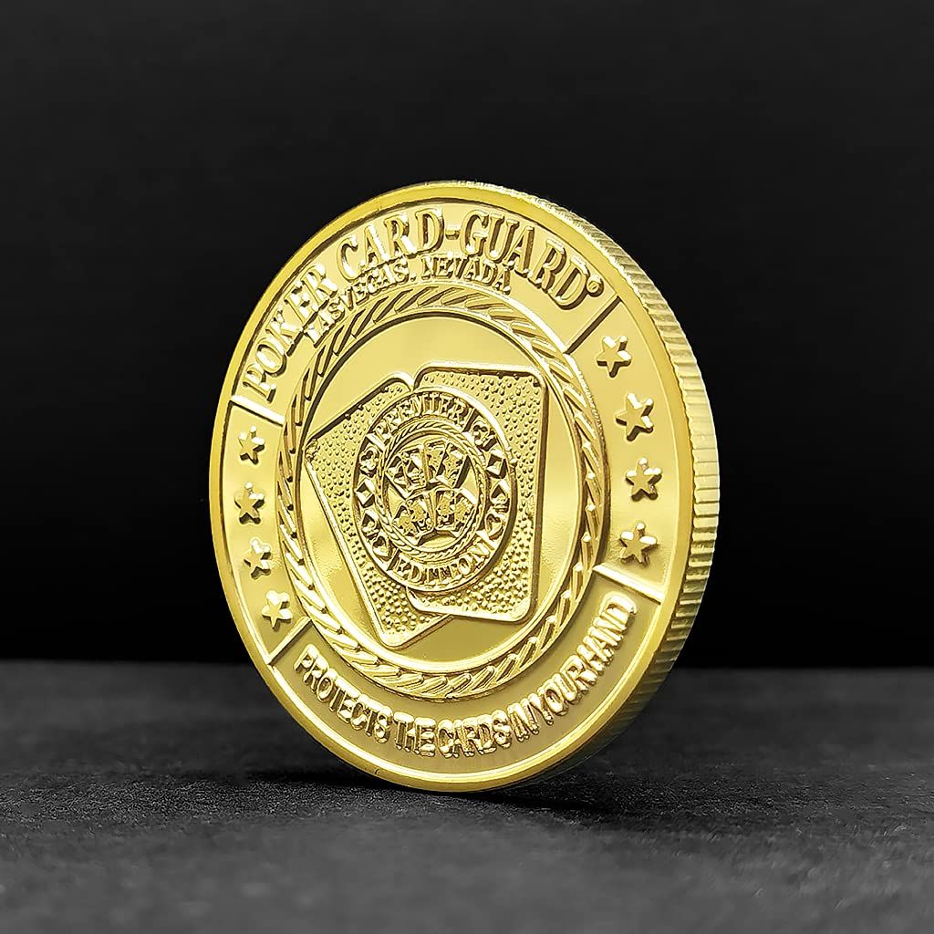 LuluCircle ポーカーガード ポーカー用ウェイト 男性用ポーカーギフト ポーカーカードプロテクター ポーカーアクセサリー コイン